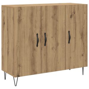 vidaXL Buffet Carvalho Artesanal 90 x 32,5 x 80 cm