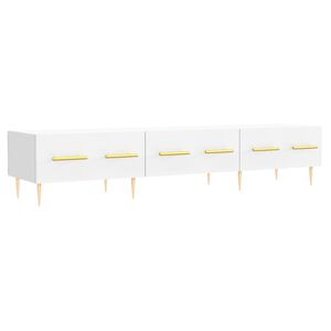 vidaXL M&oacute;vel de TV 150x36x30 cm derivados de madeira branco