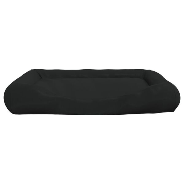 vidaXL Almofad&atilde;o p/ c&atilde;es c/ almofadas 135x110x23cm oxford preto