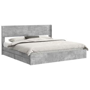 vidaXL Estrutura de Cama com Armazenamento e Cabeceira 2 unid.