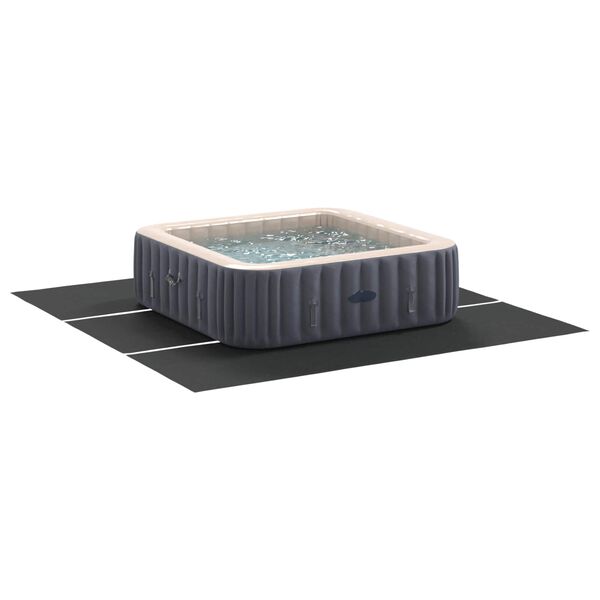 vidaXL Lona para Fundo de Piscina Preto 396 x 396 x 0,1 cm