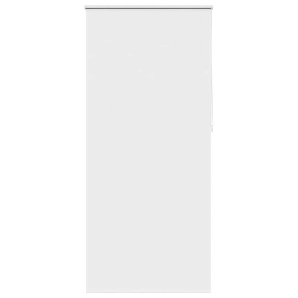 vidaXL Cortina de rolo blackout, 104,4 x 230 cm, largura do tecido 100 cm, branca.