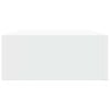 vidaXL Prateleira de parede com gaveta MDF 40x23,5x10 cm branco