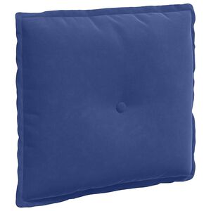 vidaXL Travesseiro para Costas Azul Pol&iacute;cia 50 x 45 cm