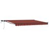 vidaXL Estrutura de Toldo Manual com LEDs 4,5 &times; 3,5 m