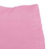 vidaXL Travesseiro para Costas Rosa 60 x 20 x 50 cm tecido