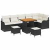 vidaXL Conjunto de Sof&aacute; de Jardim 9 unid. 8-N&uacute;mero de lugares