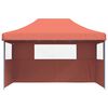vidaXL Tenda de Festa Terracota 292 x 440 x 315 cm Tecido Oxford