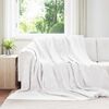 vidaXL Cobertor Branco 240 x 270 cm L&atilde;