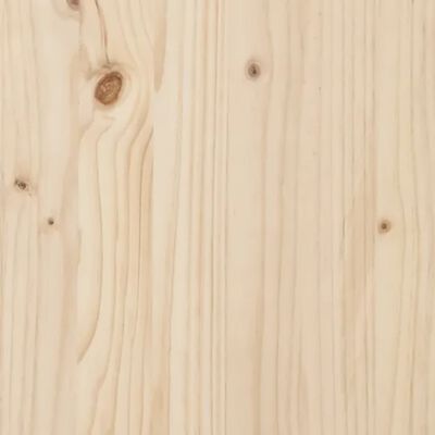 vidaXL Vaso/floreira 112x25x104,5 cm madeira de pinho maciça