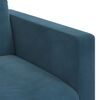 vidaXL Sof&aacute; 2 pcs Azul Dimens&otilde;es gerais: 138 x 78 x 80 cm (L x P x A)