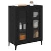 vidaXL Buffet Carvalho Preto 69,5 x 34 x 90 cm