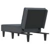 vidaXL Chaise longue veludo cinzento-escuro