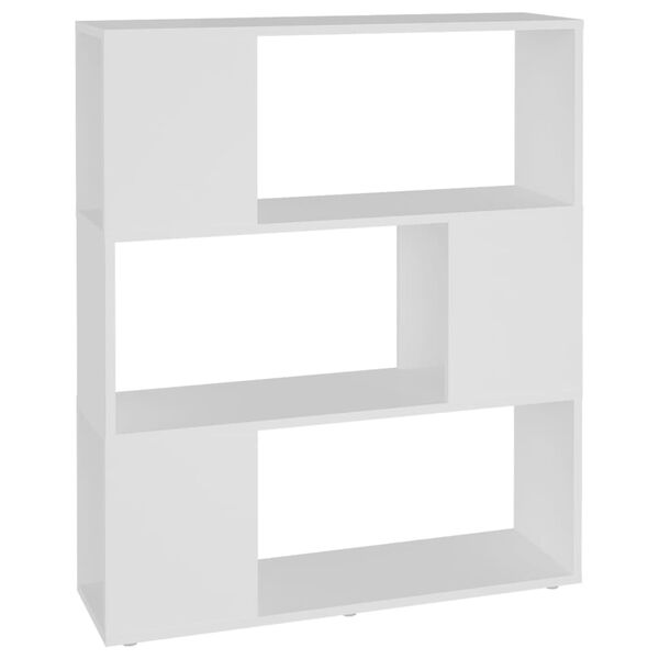 vidaXL Estante/divisória 80x24x94 cm contraplacado branco