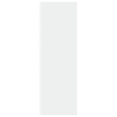 vidaXL Armário de canto 33x33x100 cm contraplacado branco