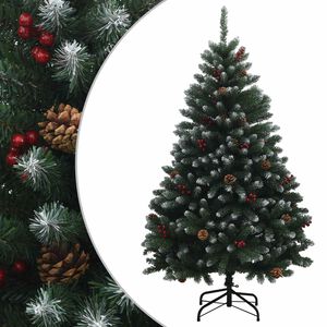 vidaXL &Aacute;rvore de natal artificial com dobradi&ccedil;as 180 cm PVC