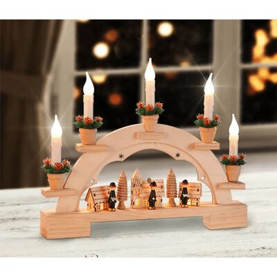 HI Arco de Natal decorativo com iluminação de boas-vindas