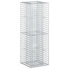 vidaXL Cama elevada de gabi&atilde;o 50 x 50 x 150 cm A&ccedil;o Galvanizado