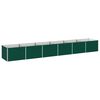 vidaXL Cama de Jardim Elevada Verde 480 x 80 x 55 cm
