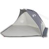 vidaXL Tenda de praia 268x223x125 cm poli&eacute;ster 185T cinzento