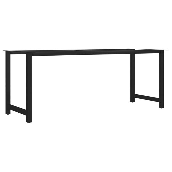 vidaXL Pernas para mesa de jantar estrutura em H 200x80x72 cm