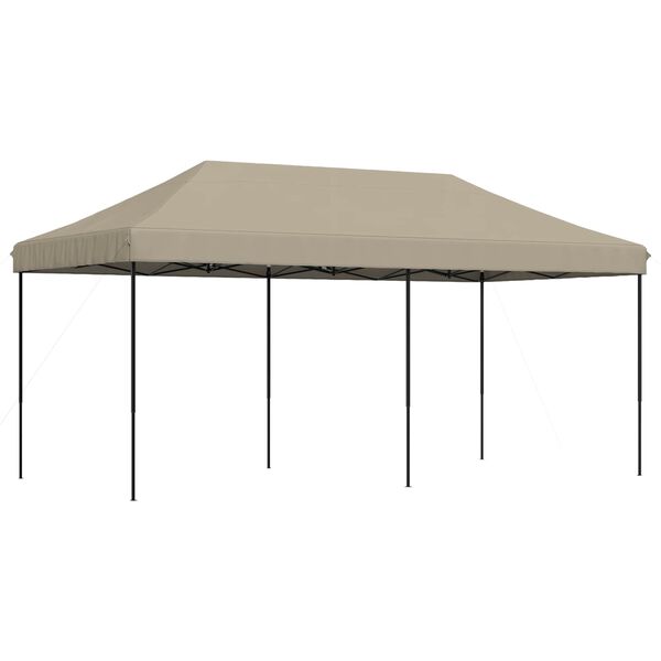 vidaXL Tenda de Festa Cinzento-acastanhado 292 x 580 x 315 cm