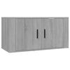 vidaXL M&oacute;vel de TV de parede 80x34,5x40 cm cinzento sonoma
