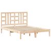 vidaXL Estrutura de cama 140x200 cm madeira maci&ccedil;a