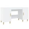 vidaXL Secret&aacute;ria 140x50x75 cm derivados de madeira branco