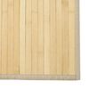 vidaXL Tapete retangular 70x100 cm bambu cor natural clara