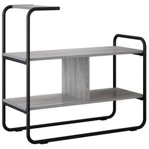 vidaXL Aparador Sonoma cinzento 80 x 35 x 75 cm Derivados de Madeira