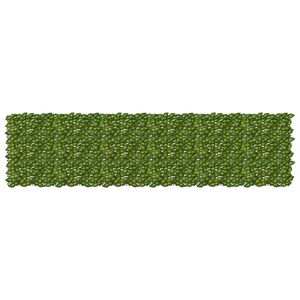 vidaXL Tela de Varanda com Folhas Verde e Amarelo 300 x 75 cm