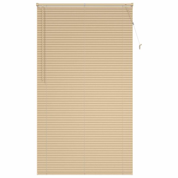 vidaXL Cortina Veneziana Marrom Claro com Padr&atilde;o 213 x 120 cm PVC