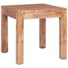 vidaXL Mesa de centro 53x50x50 cm madeira de mogno maci&ccedil;a