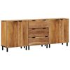 vidaXL Conjunto de Buffets 3 unid. 180 x 33 x 75 cm