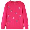 Sweatshirt para crian&ccedil;a rosa-brilhante 116