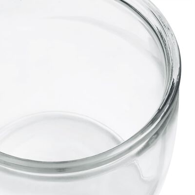 vidaXL Frascos de vidro com tampas 4 pcs 8000 ml