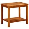 vidaXL Mesa de centro 50x35x45 cm madeira de ac&aacute;cia maci&ccedil;a