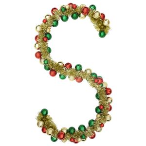 vidaXL Guirlanda de Bolas de Natal LED Multicolor 186 cm Poliestireno