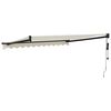 vidaXL Toldo retr&aacute;til autom&aacute;tico 3x2,5 m cor creme