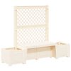 vidaXL Banco de Jardim Copenhague Branco 173 x 49 x 135,5 cm PP