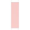 vidaXL Rosa Plissada Cega 55x200 cm Largura Tecido 54,4 cm Poli&eacute;ster