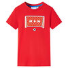 T-shirt infantil vermelho 116