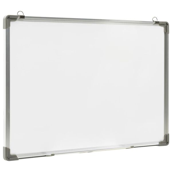 vidaXL Quadro de escrita magnético 70x50 cm aço branco
