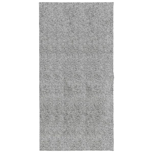 vidaXL Tapete shaggy de pelo alto PAMPLONA 100x200 cm cinzento