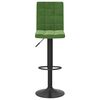vidaXL Bancos de bar 2 pcs veludo verde-escuro