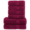 vidaXL 6 pcs Conjunto de toalhas premium SOLUND 600 gsm bord&ocirc;