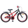vidaXL Bicicleta Infantil 22 Polegadas para 7-12 anos Vermelho e Preto