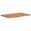 vidaXL Tampo de mesa retangular borda viva 60x40x2,5 cm ac&aacute;cia maci&ccedil;a