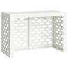 vidaXL Capa de Ar Condicionado Branco 90 x 40 x 60 cm A&ccedil;o